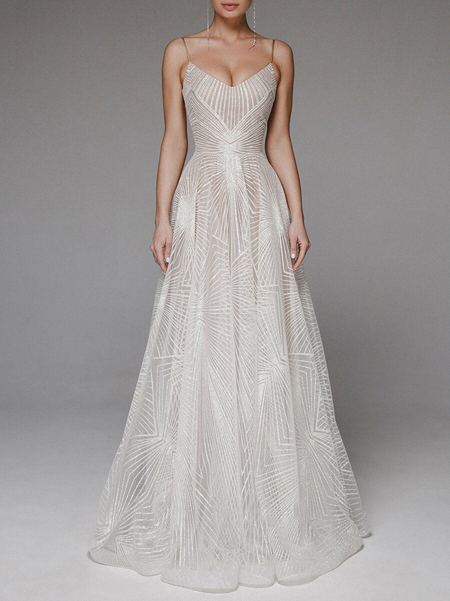 Spring And Summer European And American Sexy Sling Embroidered Sleeveless Dress