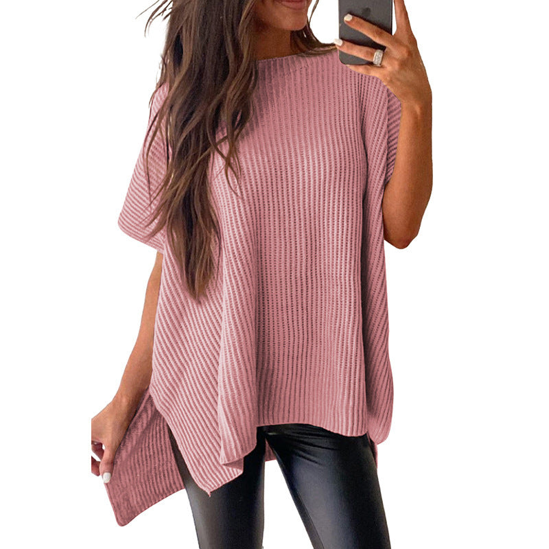 Casual Loose Shoulder Short Sleeved Top