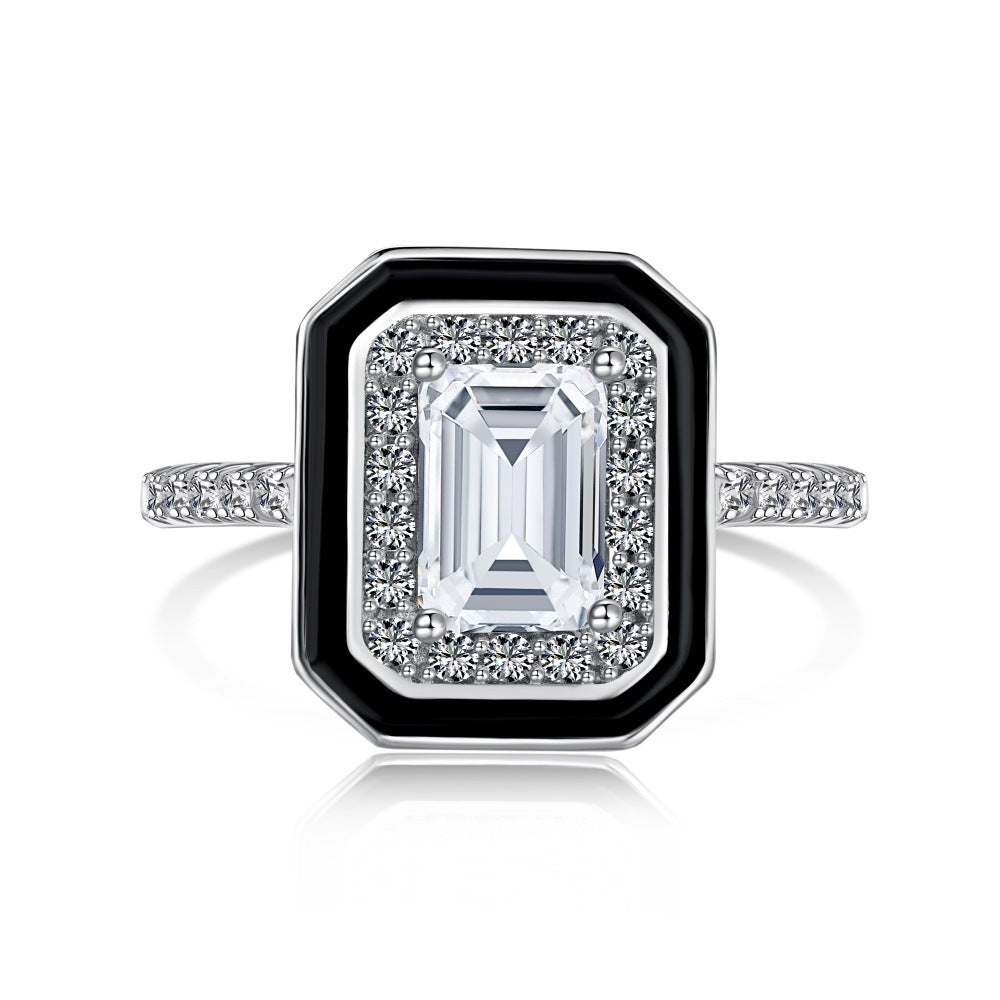 S925 Sterling Silver Ring Necklace And Earring Suit