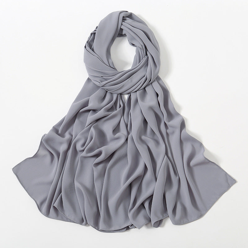 Corner Cathetus All-match Chiffon Headcloth