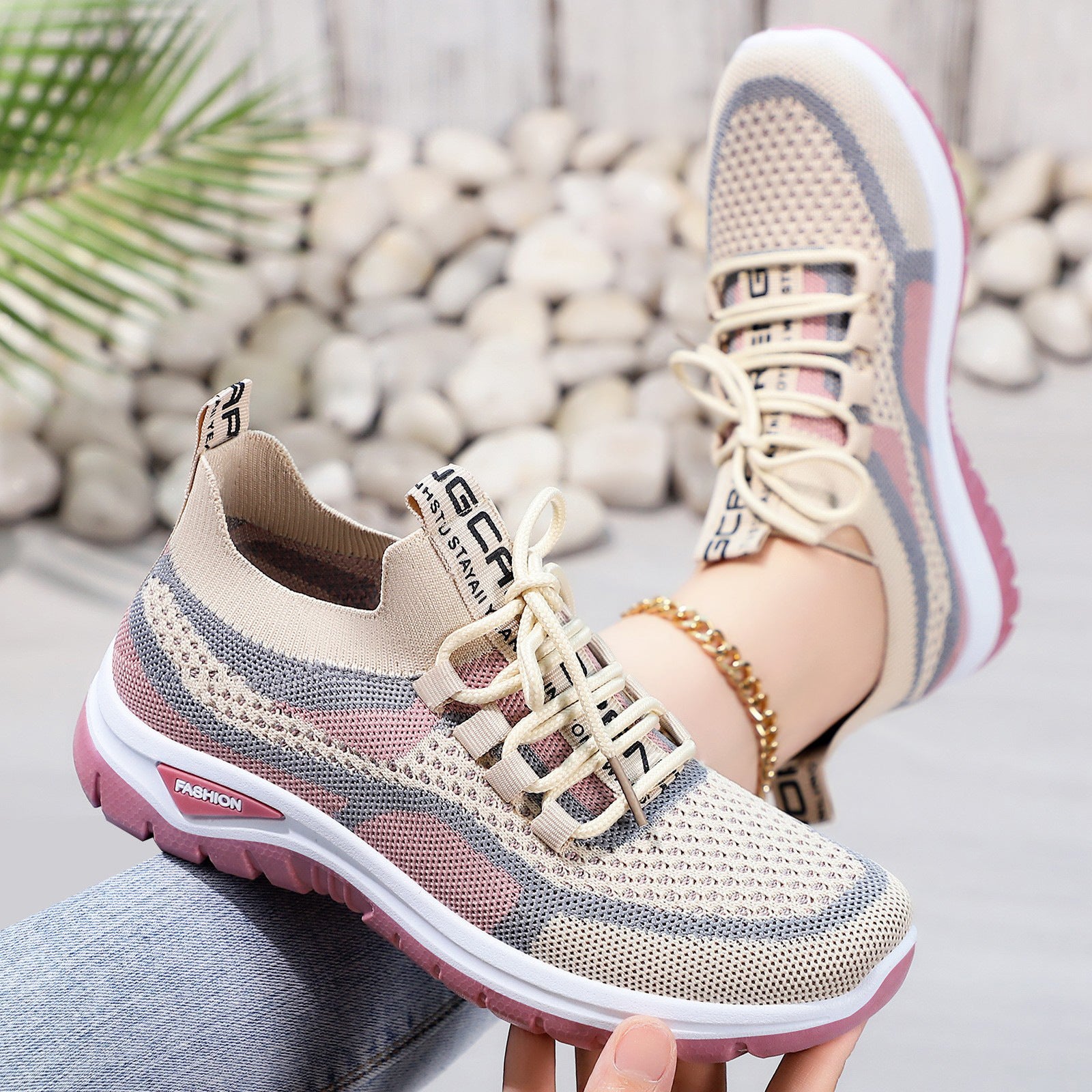 Women's Fly Woven Mesh Low-cut Lightweight Comfortable All-match Casual Shoes