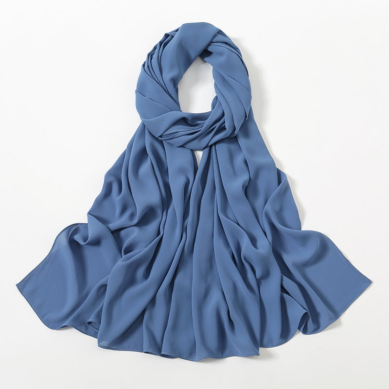 Corner Cathetus All-match Chiffon Headcloth