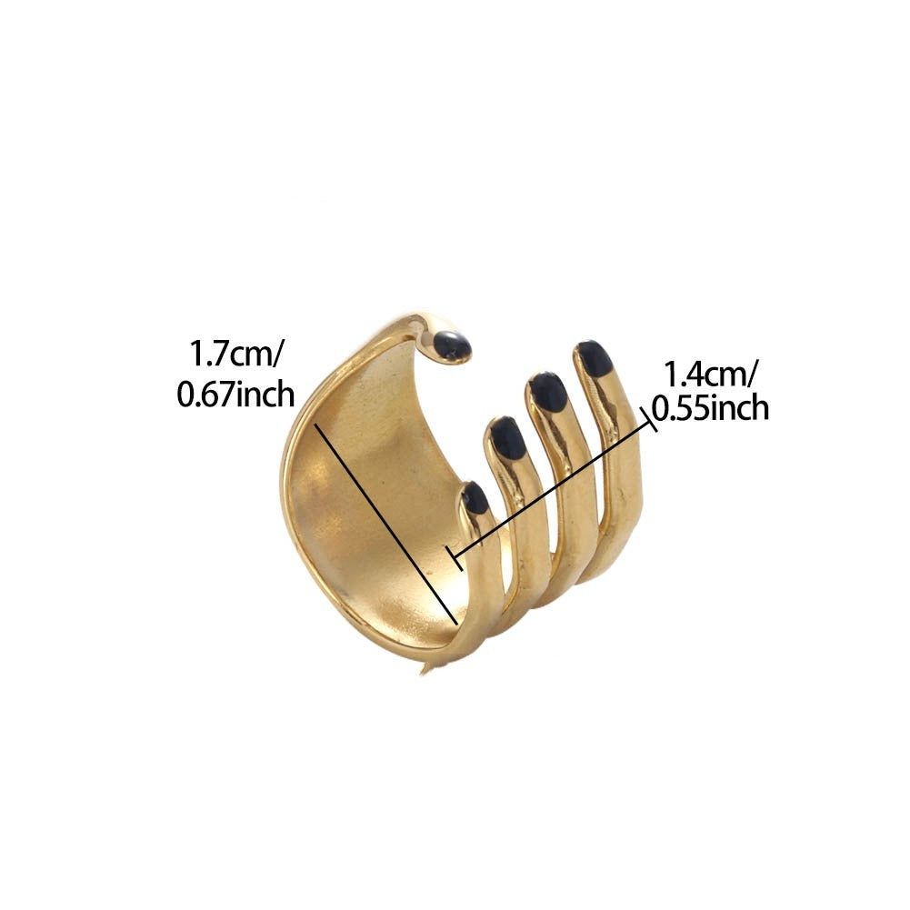 Personalized Ring Trend Line High Profile 304 Stainless Steel