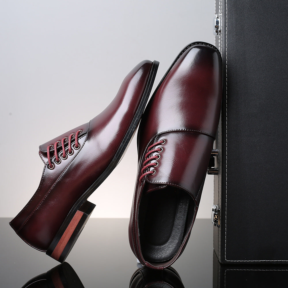 Japanese Square Toe Large Size Men's Shoes