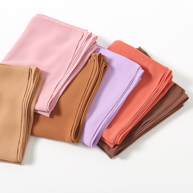 Corner Cathetus All-match Chiffon Headcloth