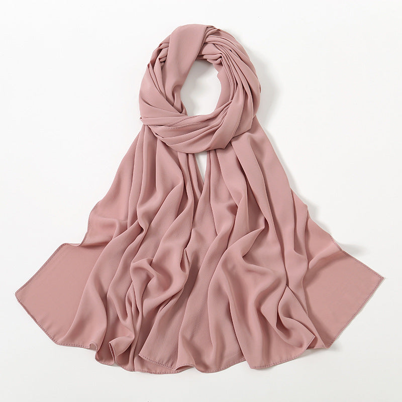 Corner Cathetus All-match Chiffon Headcloth