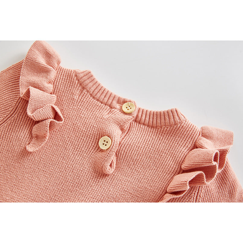 Long-sleeved romper for newborn baby