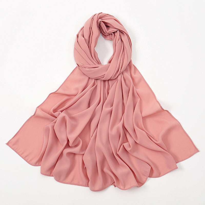 Corner Cathetus All-match Chiffon Headcloth