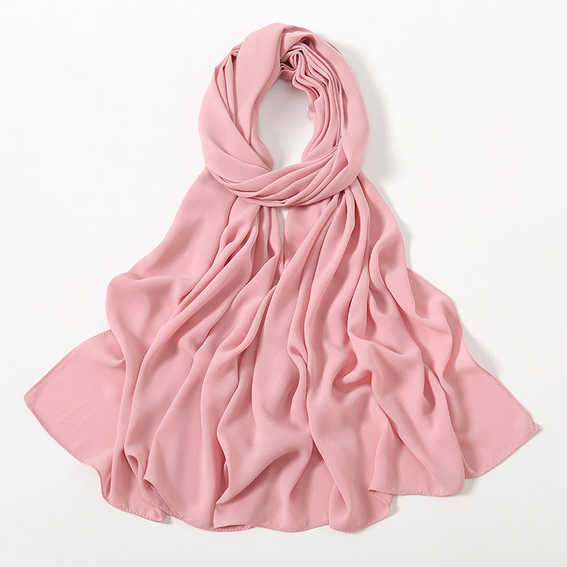 Corner Cathetus All-match Chiffon Headcloth