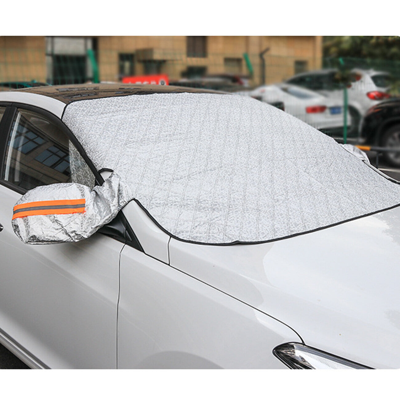 Car Windshield Magnetic Car Windscreen Cover Winter Ice Frost Shield Snow Protector Sun Shade L 5Magnet
