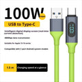 Fast Charging Data Cable With Intelligent Digital Display