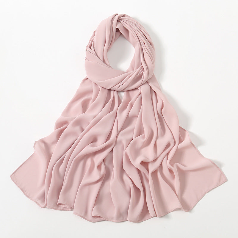 Corner Cathetus All-match Chiffon Headcloth