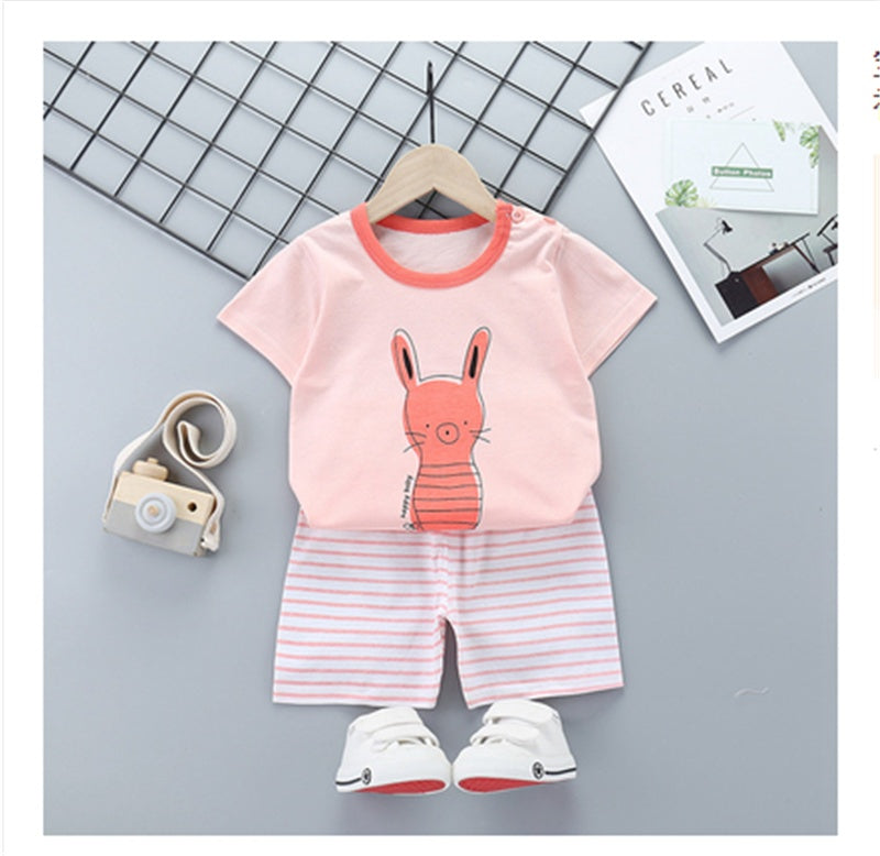 Children's baby clothes foreign sports short sleeves