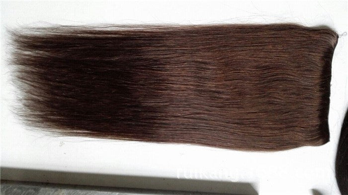 Real hair wig European and American fishing line