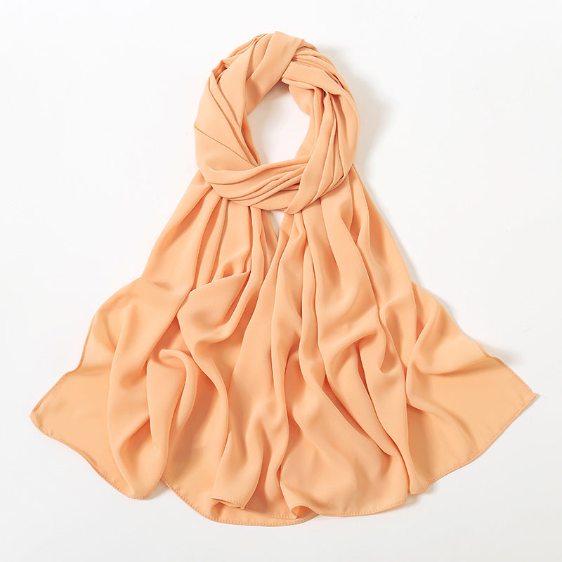 Corner Cathetus All-match Chiffon Headcloth