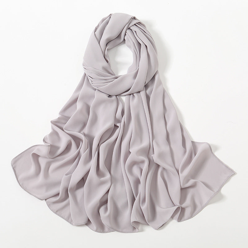 Corner Cathetus All-match Chiffon Headcloth