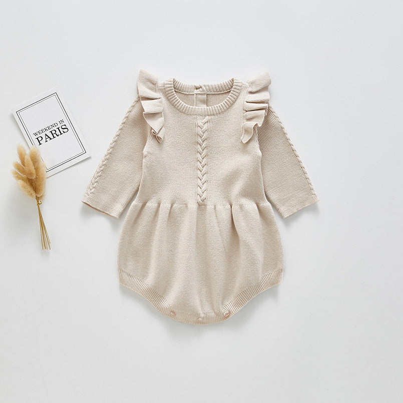 Long-sleeved romper for newborn baby
