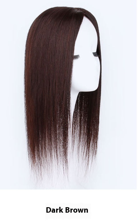 Female Invisible Head Real Human Hair Wig