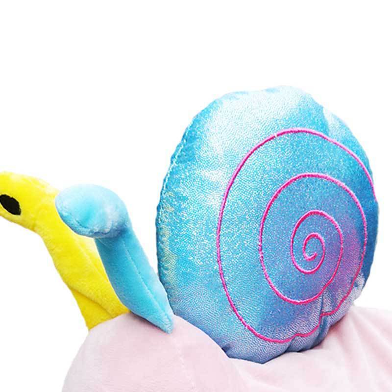 Plush Toy Snail Hand Puppet Doll Story Telling Game Props Parent-child Gloves