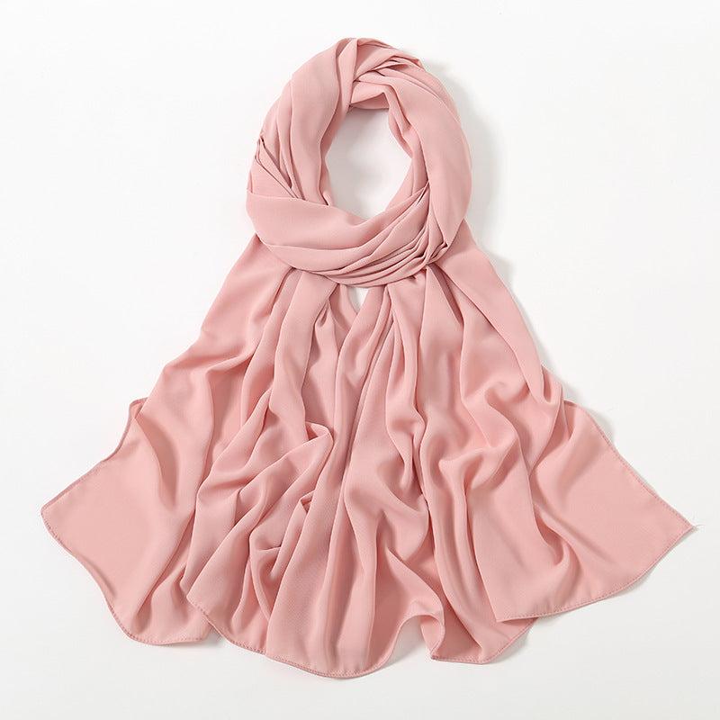 Corner Cathetus All-match Chiffon Headcloth