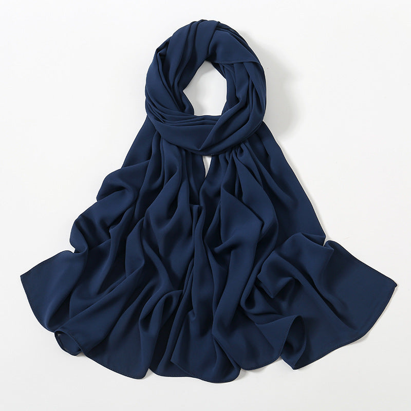 Corner Cathetus All-match Chiffon Headcloth