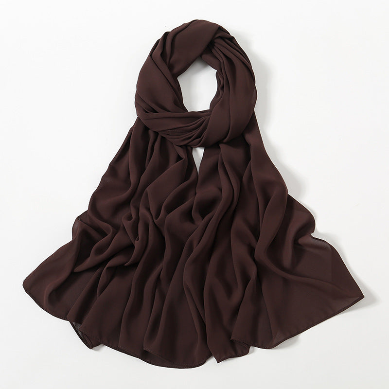 Corner Cathetus All-match Chiffon Headcloth