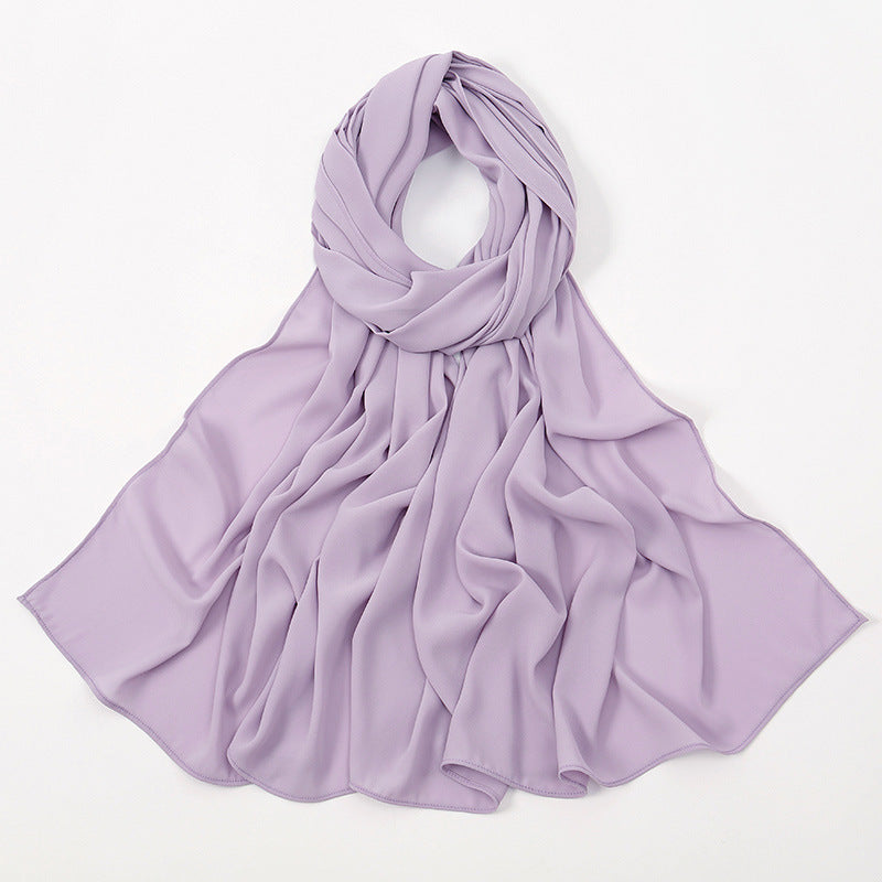 Corner Cathetus All-match Chiffon Headcloth