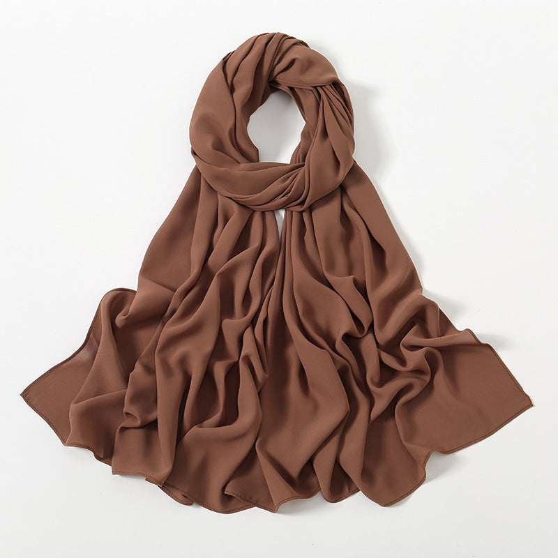 Corner Cathetus All-match Chiffon Headcloth