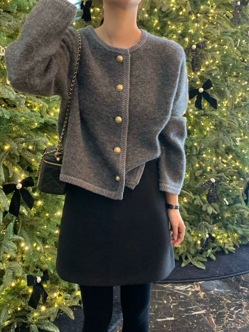 Dark Gray Golden Bean Dark Gray Retro Arabesquitic Fabric Soft Glutinous