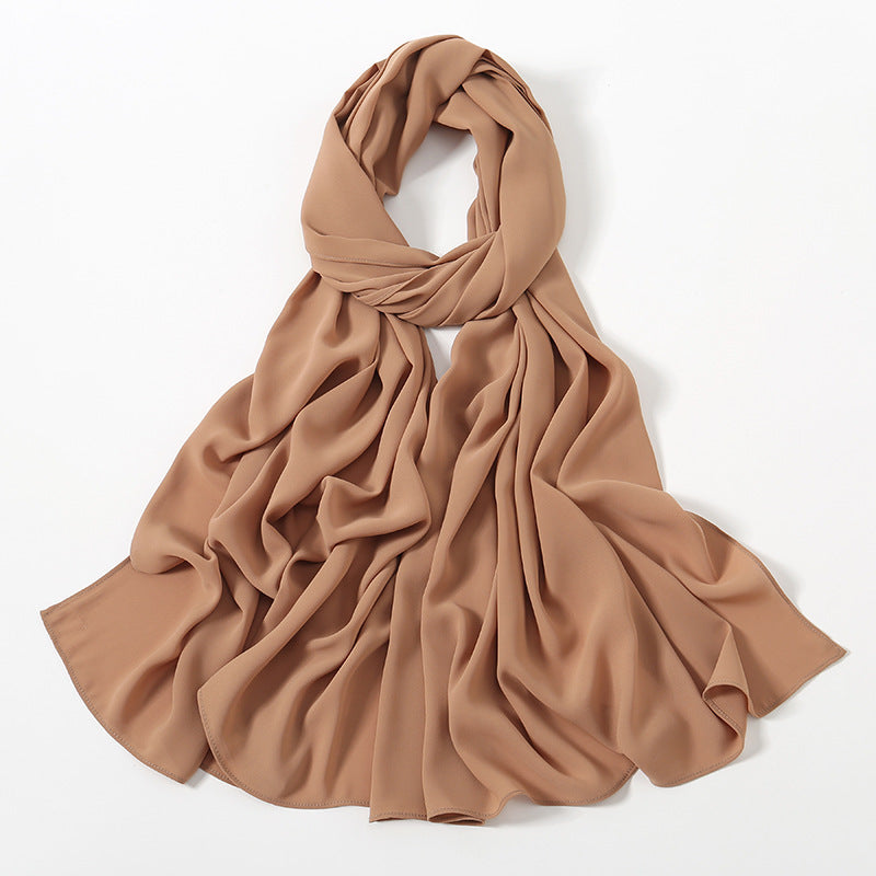 Corner Cathetus All-match Chiffon Headcloth