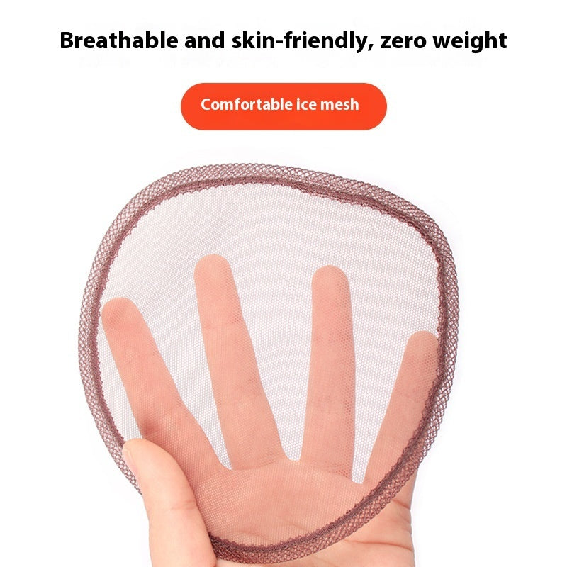 Female Invisible Head Real Human Hair Wig