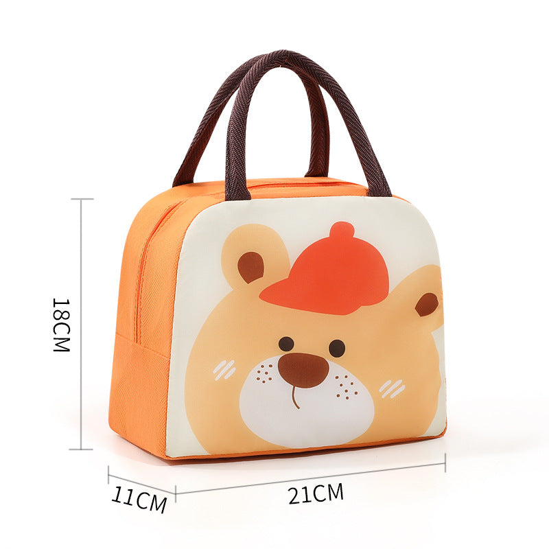 Cartoon Funny Children Thick Aluminum Foil Insulated Lunch Box Bag