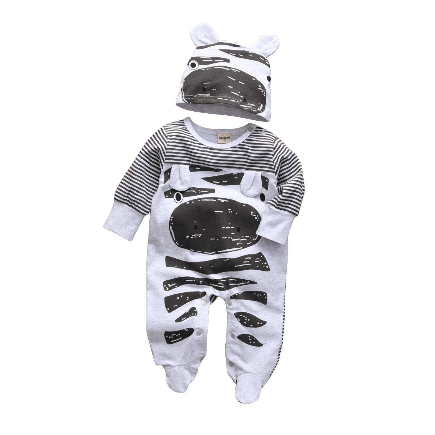Baby Clothes Spring And Autumn Panda Pattern Baby Jumpsuit