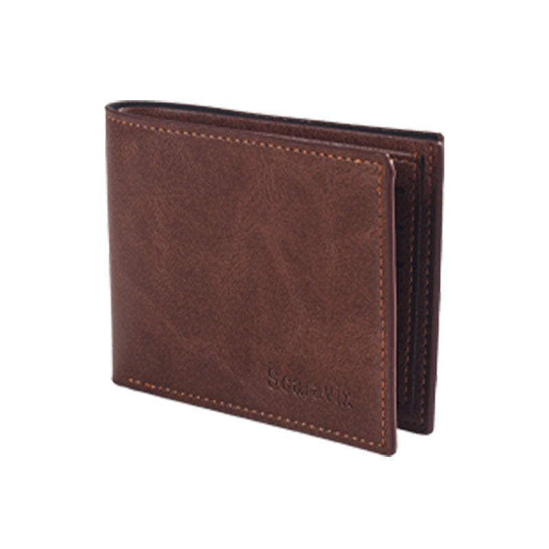 Short Men's Certificate Storage Coin Purse