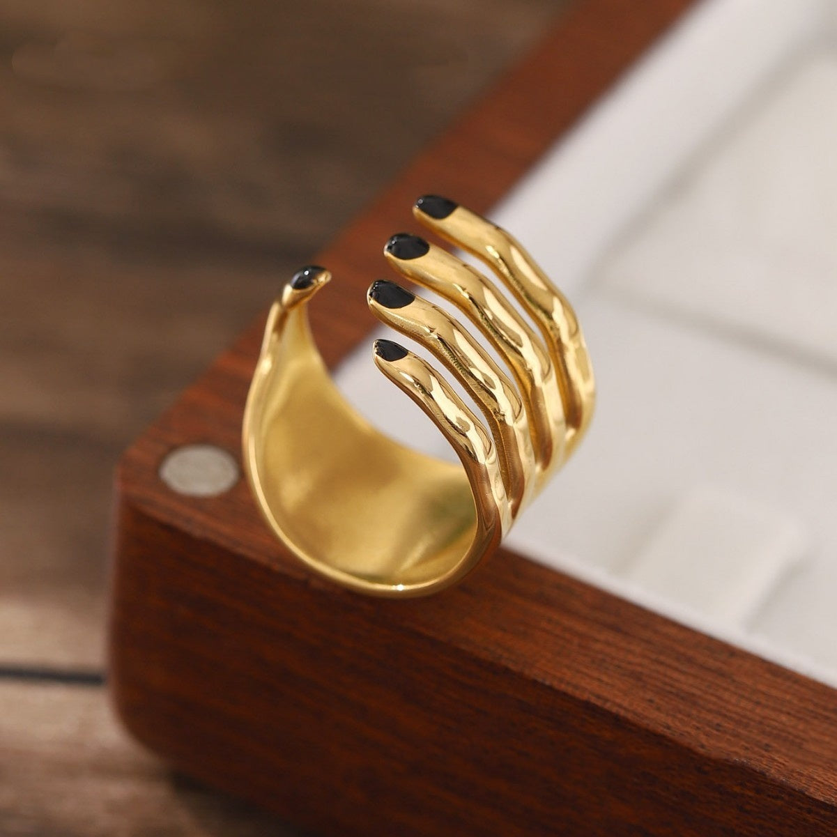 Personalized Ring Trend Line High Profile 304 Stainless Steel