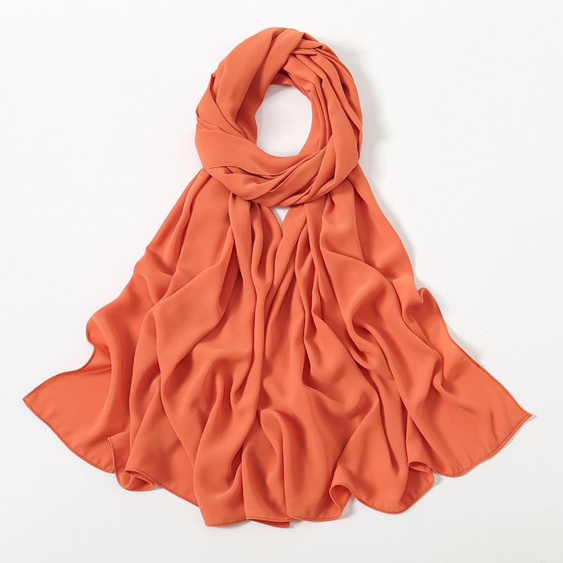 Corner Cathetus All-match Chiffon Headcloth