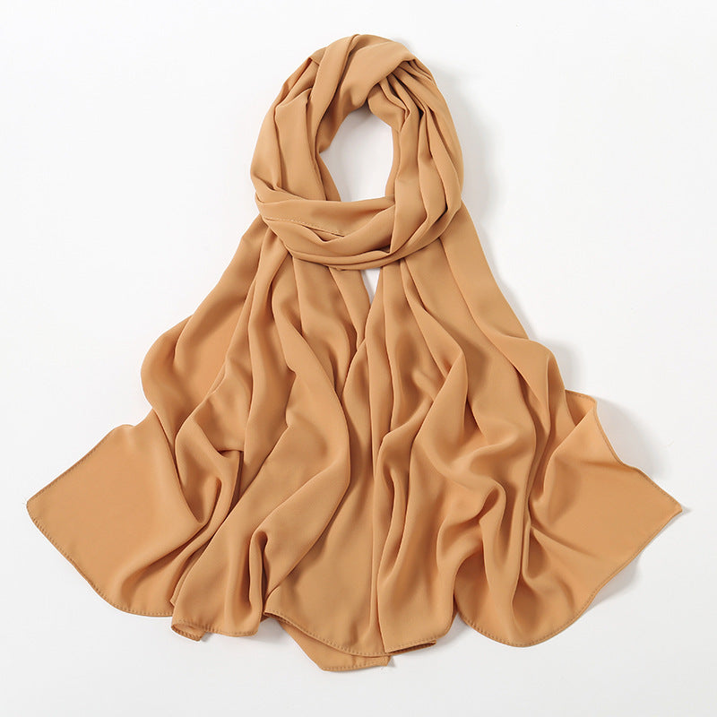 Corner Cathetus All-match Chiffon Headcloth