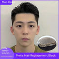 Men's Hand Woven Human Hair Wig