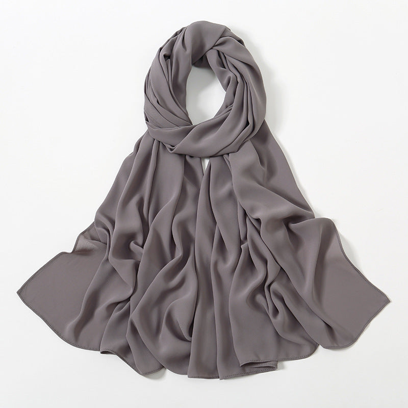 Corner Cathetus All-match Chiffon Headcloth