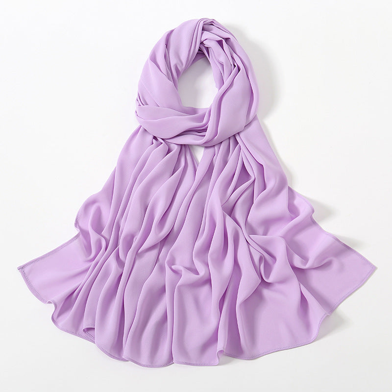 Corner Cathetus All-match Chiffon Headcloth