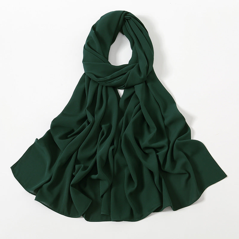 Corner Cathetus All-match Chiffon Headcloth