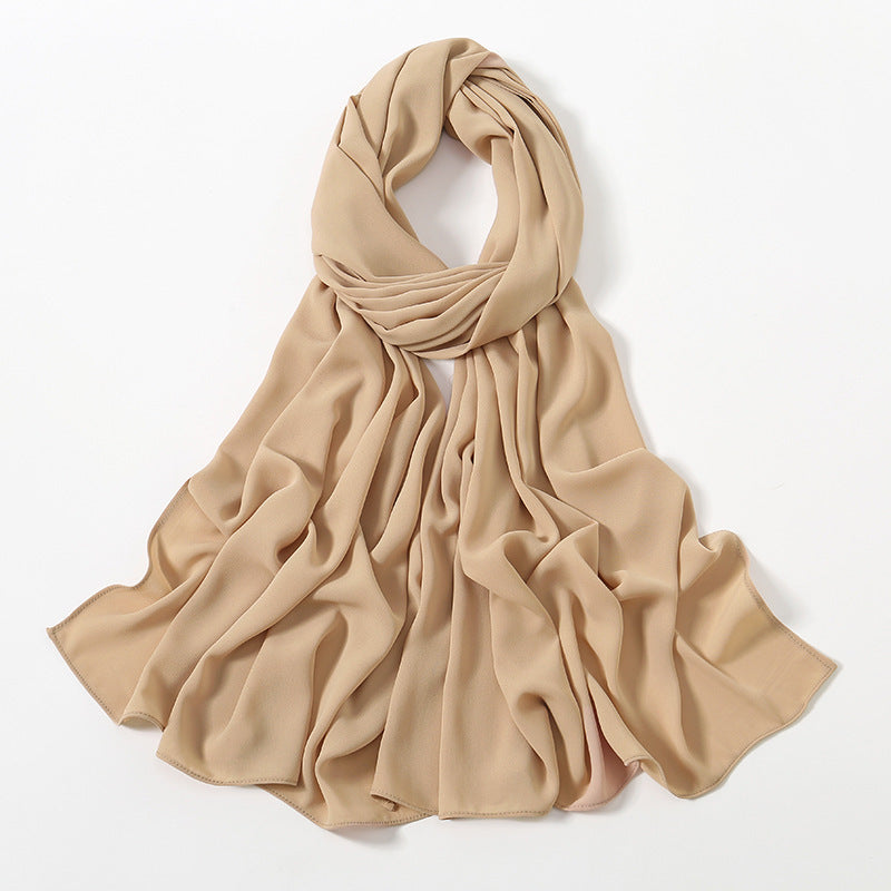Corner Cathetus All-match Chiffon Headcloth