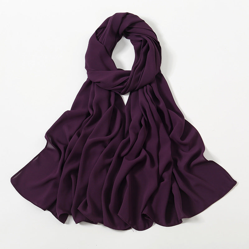 Corner Cathetus All-match Chiffon Headcloth