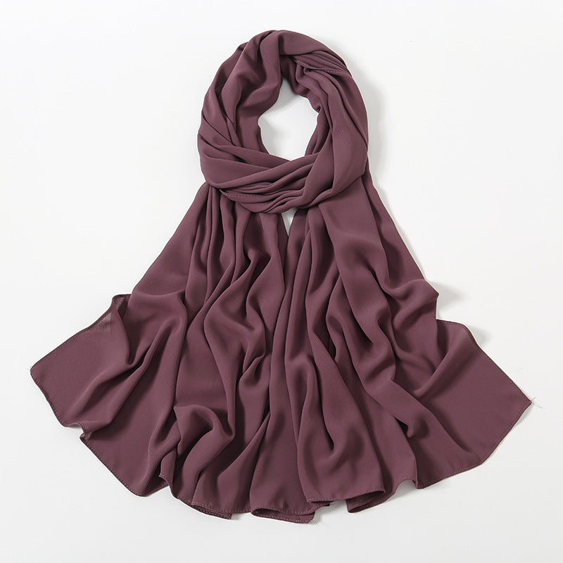 Corner Cathetus All-match Chiffon Headcloth