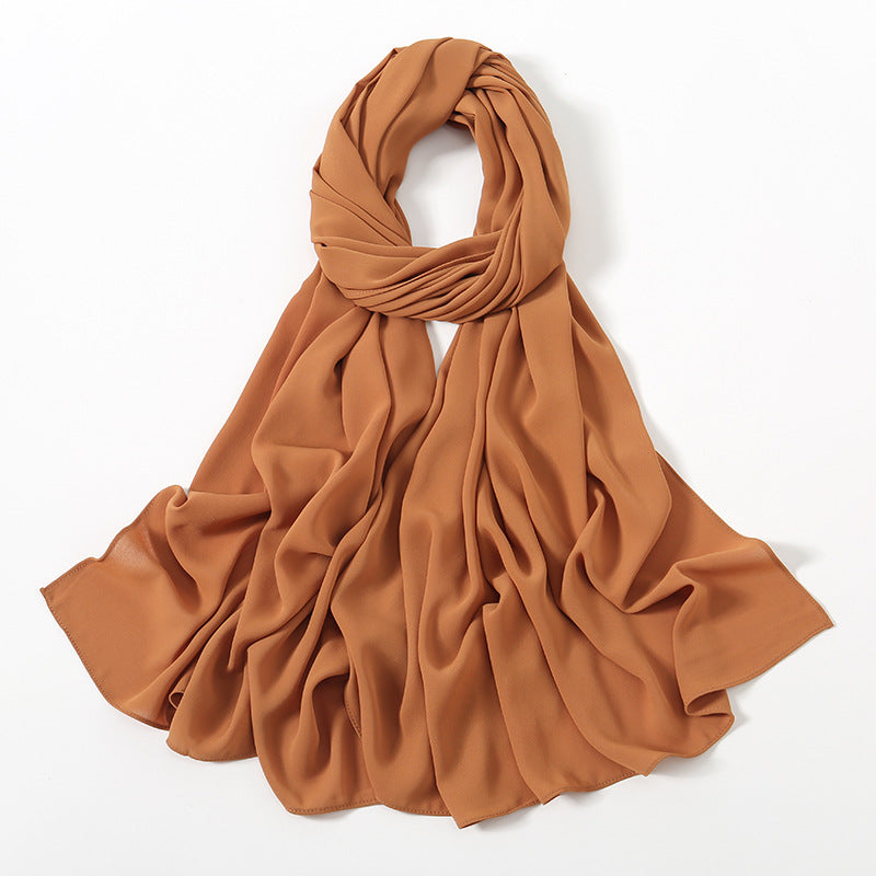 Corner Cathetus All-match Chiffon Headcloth